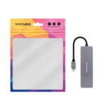 Nanocavo Hub USB-C/M A 3xUSB3.0/H + 1xUSB-C/H - 10 cm - Colore alluminio - immagine 5