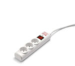 Salicru Regletta SPS SAFE 3 Protezioni elettriche attive di ultima generazione - 3 prese Schuko - Colore bianco - immagine 2