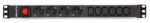 Salicru Regleta SPS PDU Unità di distribuzione dell'energia - 4 prese Schuko e 6 prese IEC C13 - Colore nero - immagine 2