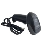 Lettore di codici a barre 1D USB con supporto - Indicatore LED, segnale acustico - Velocità 300 volte al secondo - Colore nero - immagine 3
