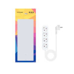Nanocavo Regletta 4 prese - 1,4 m - Colore bianco - immagine 4