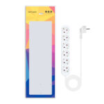 Nanocavo Regletta 6 prese - 1,4 m - Colore bianco - immagine 4
