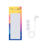 Nanocavo Regletta 3 prese - 1,4 m - Colore bianco - immagine 4