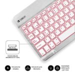 Subblim Tastiera Smart Backlit Bt - Connettività Bluetooth 30 - Illuminazione regolabile in 7 colori - Design sottile da 6 mm - Tecnologia a membrana ad alta precisione - Batteria a lunga durata - Colore grigio - immagine 4