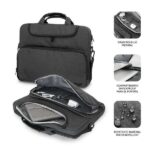 6 pollici - Protezione Air Padding - Resistente poliestere Oxford - Repellente ai liquidi - Colore nero