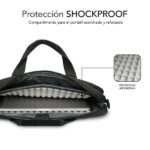 Subblim Valigetta per laptop fino a 15,6 pollici - Protezione Air Padding - Resistente poliestere Oxford - Repellente ai liquidi - Colore nero - immagine 3