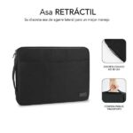 Subblim Custodia Urban 15,6" - Protezione elegante e funzionale - Tessuto in poliestere 600D - Interno imbottito in schiuma - Colore nero - immagine 3