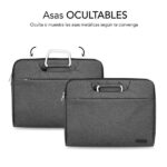 Subblim Custodia per laptop Business - Design moderno ed elegante - Compatibile con laptop fino a 15,6" - Protezione totale - Colore nero - immagine 3