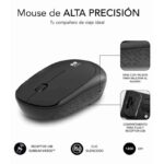 Mouse wireless Subblim Business Plus Silencioso - Design ergonomico e piatto - Connessione wireless - Tecnologia Silent Click - Risoluzione fino a 1200 dpi - Portata wireless di 10 m - Colore nero - immagine 2