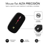 Subblim Mouse LED Dual Flat - Doppia connettività - Tecnologia Silent Click - Illuminazione LED in 7 colori - Colore nero - immagine 5