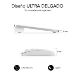 Subblim Combo Multidispositivo Compatto - Connettività wireless multidispositivo - Compatibile con Windows, Android, Ios e Macos - Controllo multimediale - Tastiera in spagnolo - Colore bianco - immagine 4