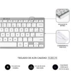 Subblim Combo Multidispositivo Compatto - Connettività wireless multidispositivo - Compatibile con Windows, Android, Ios e Macos - Controllo multimediale - Tastiera in spagnolo - Colore bianco - immagine 5