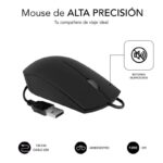 Subblim Combo Business Slim Silencioso con cavo USB - Tastiera e mouse - Tasti ergonomici a basso profilo - Resistente agli schizzi - Tasti silenziosi - Design ergonomico - Colore nero - immagine 5