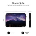 Subblim Custodia in neoprene Trendy per laptop 15,6" - Spessore 3 mm - Resistenza agli urti - Design Mountain - Colore nero - immagine 3