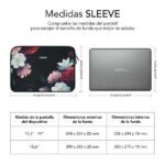 Subblim Custodia Trendy in neoprene - Spessore 3 mm - Resistente a urti e cadute - Colore Flowers - immagine 4