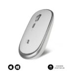 Subblim Mouse wireless Mini - 54 mm x 25 mm - Silenzioso - Precisione regolabile - Finiture di qualità - Ambidestro - 4 pulsanti - Risparmio energetico - Colore bianco - immagine 2