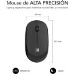 base antiscivolo + mouse wireless 1200dpi