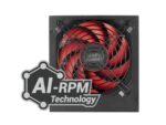 Mars Gaming MPIII850 Alimentatore 850W ATX - Silenzio assoluto - Efficienza professionale - Design dei cavi ottimizzato - Imballaggio EPE ad alta protezione - Ventola da 120 mm - Colore nero - immagine 2