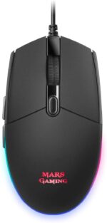 Mars Gaming Combo Gaming MCPTKL - Tastiera TKL e mouse leggero - Illuminazione RGB Breathing & Flow - Tecnologia H-Mech - Fino a 3200 DPI - Interruttori meccanici Huano - Prestazioni di gioco di alto livello - Compatibilità totale - Colore nero - immagine 4