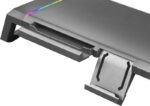 Mars Gaming Supporto Premium per monitor MGS-ONE - Regolabile in 3 misure - Illuminazione Chroma RGB - USB 2.0 - Cassetto portaoggetti - Colore nero - immagine 3
