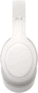 SPC Heron Studio Cuffie Bluetooth - Connessione simultanea a due dispositivi - 30 ore di riproduzione - Sincronizzazione automatica - Design regolabile e pieghevole - Pulsanti multifunzione - Colore bianco - immagine 4