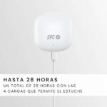 SPC Cuffie True Wireless Zion 2 Play - Autonomia 28 ore - Base di ricarica USB-C - Controllo tramite tocchi - Compatibili con assistenti vocali - Indicatori LED - Colore bianco - immagine 2