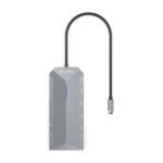 Aisens USB-C Dock 12 in 1 - USB-C a 2xHDMI - 1xRJ45 - 3xUSB-A - 2xUSB-C - 1xUSB-C PD - 1xAudio - 1xSD - 1xMicro SD - 15 cm - Colore grigio - immagine 3