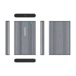 5 mm SATA a USB 3.0/USB3.1 Gen1 - Colore grigio