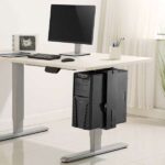 Aisens Supporto girevole e regolabile in altezza per CPU sotto la scrivania con maniglia di blocco facile da usare - Colore nero - immagine 5