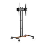 Aisens Supporto da pavimento Eco con ruote per monitor/TV 35 kg da 32-55 - Colore nero - immagine 3