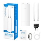 Cudy LT500 Outdoor Router WiFi 4G Cat 4 AC1200 Dual Band - 1x porta LAN 10/100Mbps - 2 antenne esterne - immagine 4