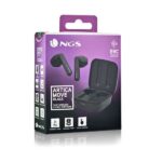 NGS Artica Move Black Auricolari intrauricolari Bluetooth 5.3 TWS - Vivavoce - Assistente vocale - Autonomia fino a 7 ore - Base di ricarica - Colore nero - immagine 5