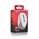 NGS Dew White Mouse wireless USB 1600 dpi - 3 pulsanti - Per destrimani - Colore bianco/grigio - immagine 4