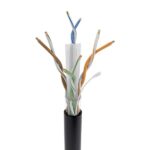 Aisens Cavo di rete esterno impermeabile RJ45 Cat.6 UTP rigido CCA AWG23 - 305 m - Colore nero - immagine 2