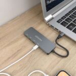 Hub USB 3.2 GEN2 10G USB-C - USB-C/M-4xUSB-C/H - 15 cm - Colore grigio - immagine 5