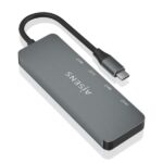 Hub USB 3.2 GEN2 10G USB-C - USB-C/M-2xUSB-C/H-2xUSB-A/H - 15 cm - Colore grigio - immagine 2