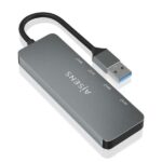 Hub USB 3.2 GEN2 10G USB-A - USB-A/M-2xUSB-C/H-2xUSB-A/H di Aisens -  15 cm - Colore grigio - immagine 2
