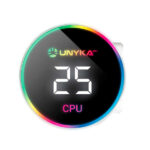 Unykach AquaStorm White 360 Raffreddamento a liquido - 3 ventole 1800 RPM - Pompa con portata 2500 RPM - Display che mostra la temperatura - immagine 2