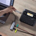 Brother P-Touch D610BT Etichettatrice elettronica - Schermo LCD a colori - Larghezza massima del nastro 24 mm - Bluetooth, USB - Colore nero - immagine 5