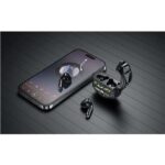 XO Auricolari Bluetooth 5.3 - fino a 4 ore di musica - Batteria auricolare 30 mAh - Batteria custodia di ricarica 300 mAh - Colore nero - immagine 2
