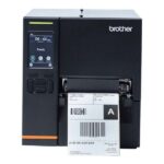 Brother TJ4021TN Stampante termica industriale per etichette USB - Display LCD a colori - Scheda di rete - Risoluzione 203 ppi - Velocità 254 mm/s - Colore nero