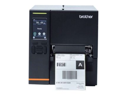 Brother TJ4021TN Stampante termica industriale per etichette USB - Display LCD a colori - Scheda di rete - Risoluzione 203 ppi - Velocità 254 mm/s - Colore nero