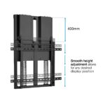 Tooq Pixel Supporto a parete per schermi interattivi regolabile 70"-90" - Colore nero - immagine 5