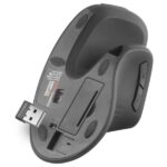 Mars Gaming MMW-ERGOPRO Mouse verticale wireless 2,4 GHz 3200 dpi - 5 pulsanti - Colore nero - immagine 4