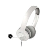 5 mm - Controllo volume e silenziamento - Microfono con braccio retrattile - Colore bianco