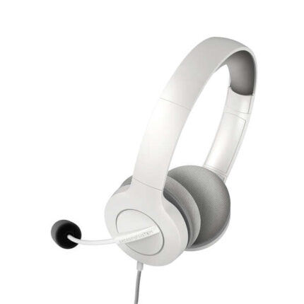 5 mm - Controllo volume e silenziamento - Microfono con braccio retrattile - Colore bianco