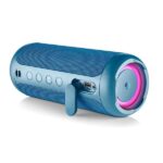 NGS Roller Furia 2 Altoparlante Bluetooth 30W TWS - Illuminazione LED - Autonomia fino a 9 ore - Resistenza all'acqua IPX7 - Colore blu - immagine 2