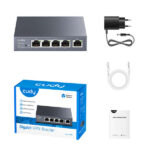 Cudy R700 Router VPN WiFi AC1200 - 1 porta WAN Gigabit - 3 porte WAN/LAN Gigabit - 1 porta LAN Gigabit - immagine 4