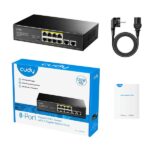 Cudy GS1010P Switch Gigabit PoE+ a 8 porte con 2 porte uplink Gigabit - immagine 4