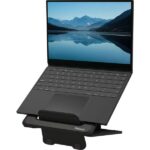 Fellowes Breyta Supporto per laptop fino a 14" - 12 regolazioni di altezza - Peso max. 4 kg - Realizzato con materiali riciclabili al 100% - Colore nero - immagine 5